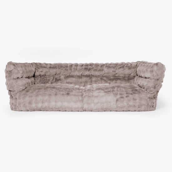 3-Sitzer Albert Sitzsacksofa 2.0 - Bubble Pelz Nerzfarben 01