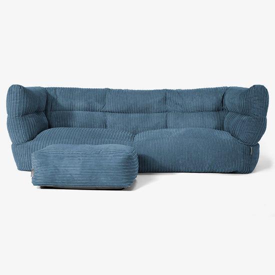 3-Sitzer Albert Sitzsacksofa 2.0 - Cord Marineblau 02
