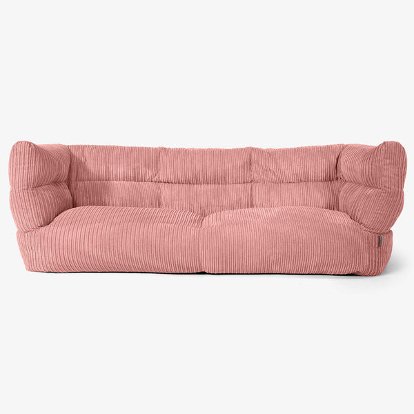 3-Sitzer Albert Sitzsacksofa 2.0 - Cord Pfirsich 01