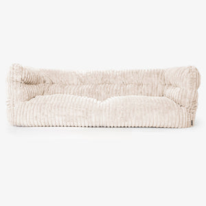 3-Sitzer Albert Sitzsacksofa 2.0 - Ultra Plüsch Cord Creme
