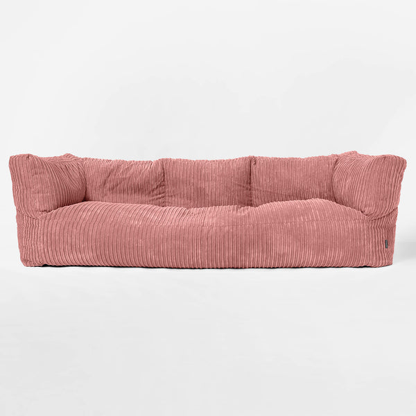 3-Sitzer Albert Sitzsacksofa - Cord Pfirsich 01