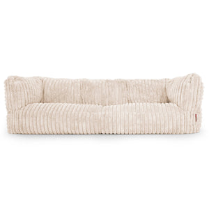 3-Sitzer Albert Sitzsacksofa - Ultra Plüsch Cord Creme