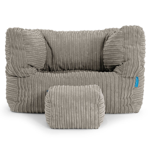 Albert Kinder Sitzsack Sessel 1-5 Jahre - Cord Nerzfarben 03