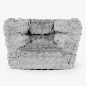 Albert Sitzsack Ohrensessel 2.0 - Bubble Pelz Grau