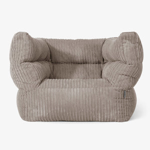 Albert Sitzsack Ohrensessel 2.0 - Cord Beigegrau