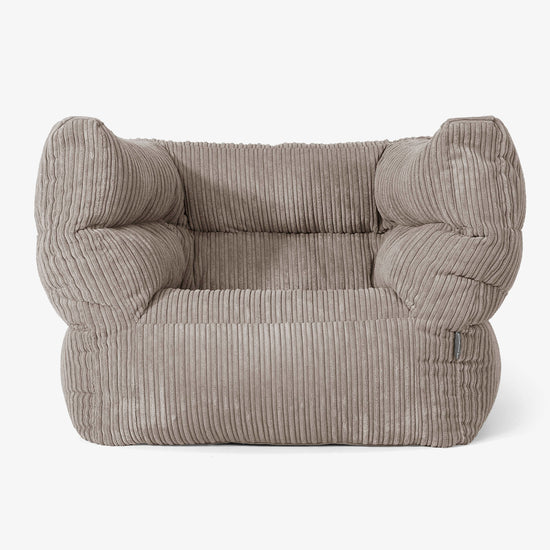 Albert Sitzsack Ohrensessel 2.0 -  Cord Beigegrau 01