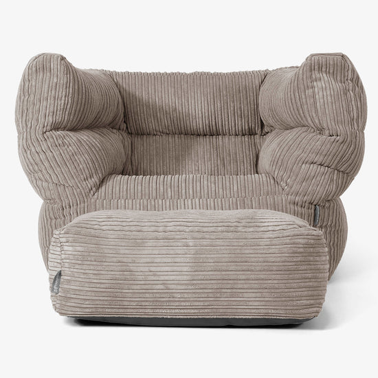 Albert Sitzsack Ohrensessel 2.0 -  Cord Beigegrau 02