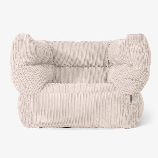 Albert Sitzsack Ohrensessel 2.0 -  Cord Elfenbein 01