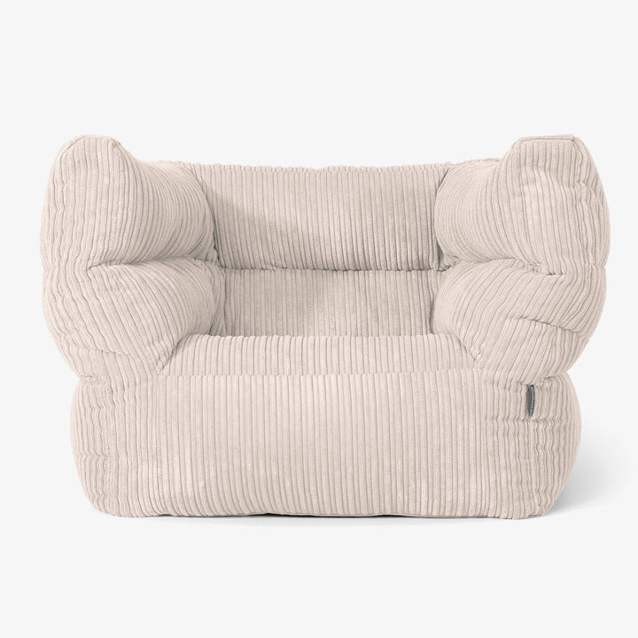 Albert Sitzsack Ohrensessel 2.0 -  Cord Elfenbein 01