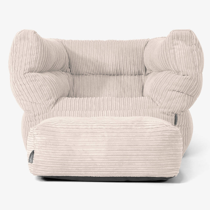 Albert Sitzsack Ohrensessel 2.0 -  Cord Elfenbein 02