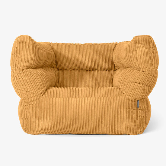 Albert Sitzsack Ohrensessel 2.0 -  Cord Goldhonig 01