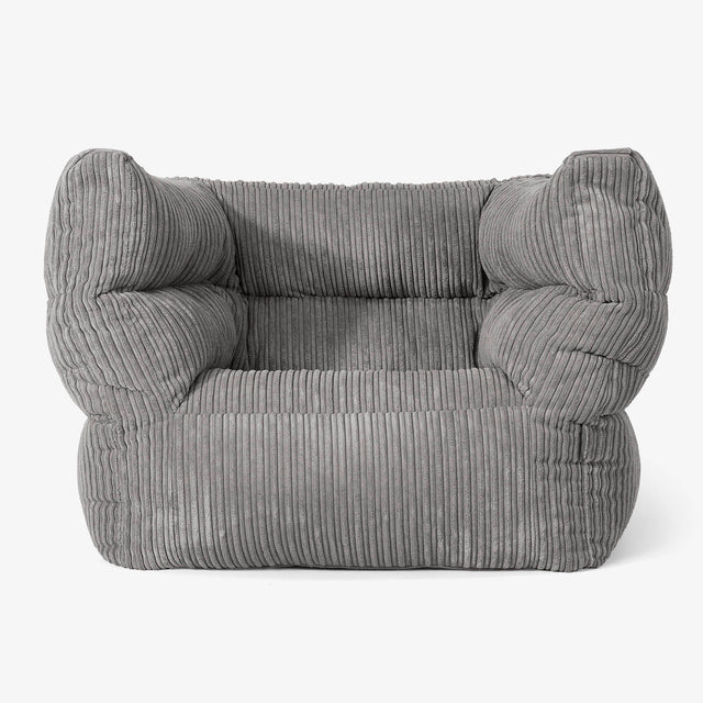 Albert Sitzsack Ohrensessel 2.0 -  Cord Graphitgrau 01