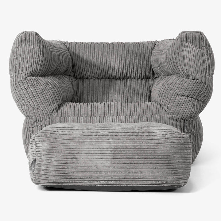 Albert Sitzsack Ohrensessel 2.0 -  Cord Graphitgrau 02