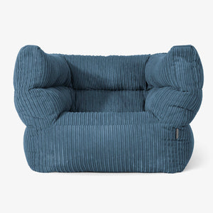 Albert Sitzsack Ohrensessel 2.0 - Cord Marineblau