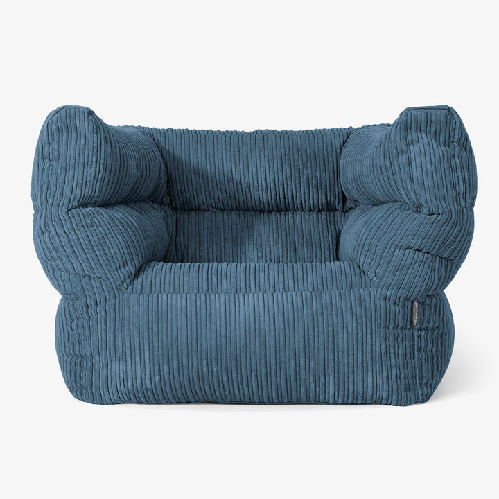 Albert Sitzsack Ohrensessel 2.0 -  Cord Marineblau 01