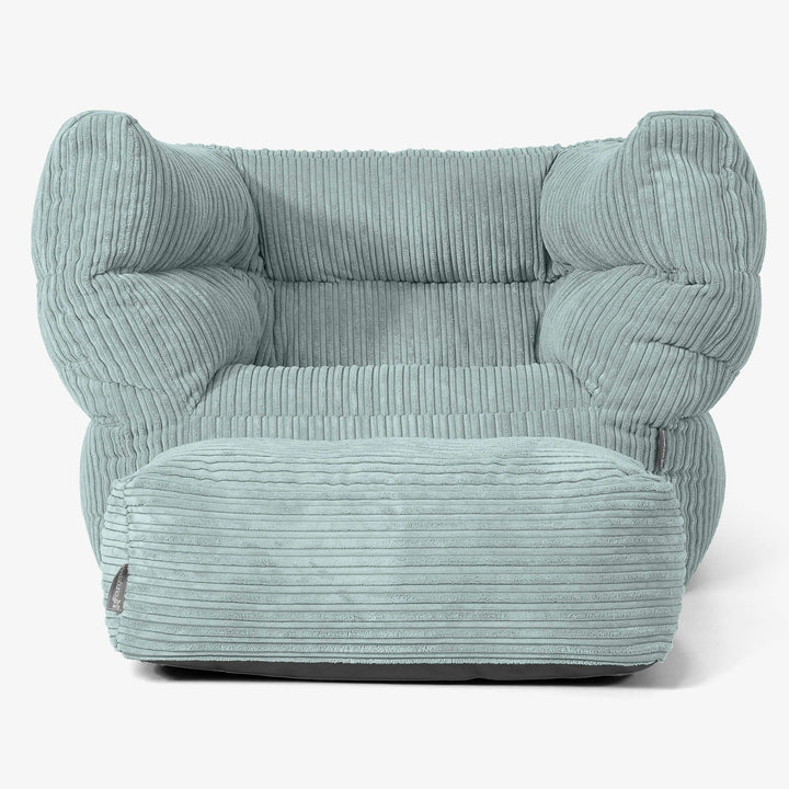 Albert Sitzsack Ohrensessel 2.0 -  Cord Mintgrün 02