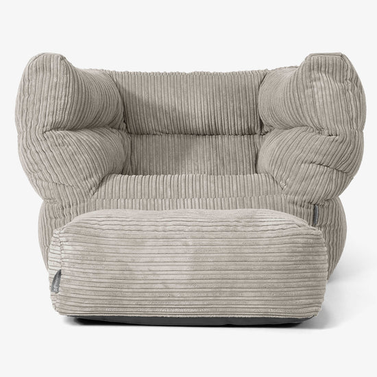 Albert Sitzsack Ohrensessel 2.0 -  Cord Nerzfarben 02