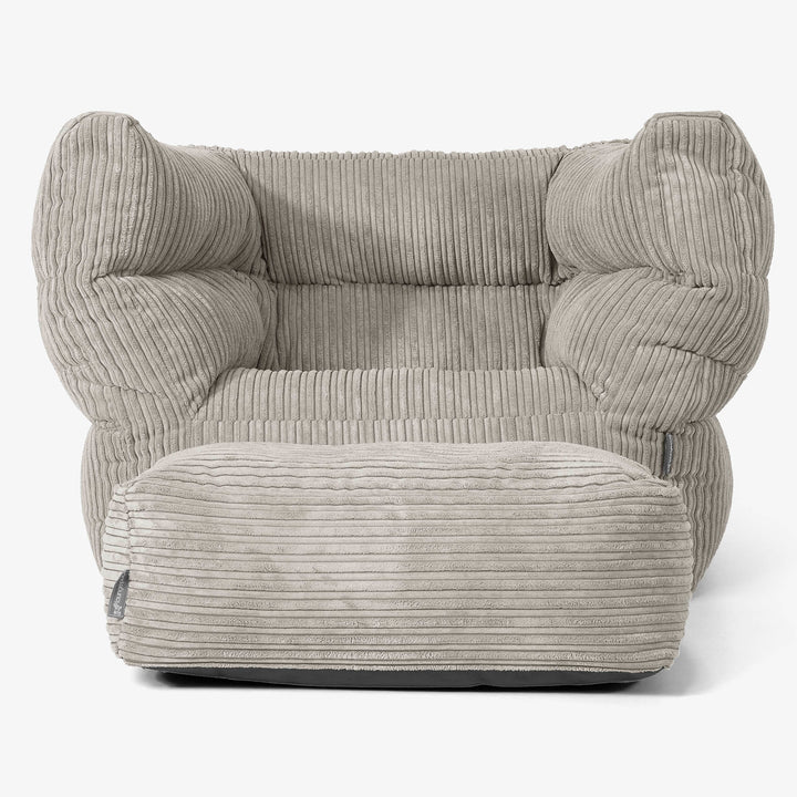 Albert Sitzsack Ohrensessel 2.0 -  Cord Nerzfarben 02