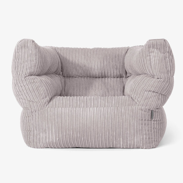 Albert Sitzsack Ohrensessel 2.0 -  Cord Silbergrau 01