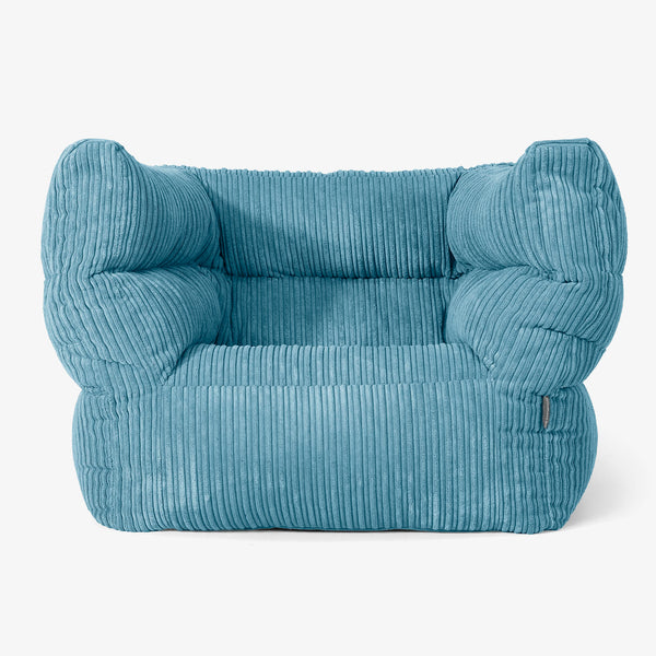 Albert Sitzsack Ohrensessel 2.0 -  Cord Türkis 01