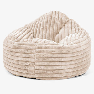 Archi Sitzsack - Ultra Plüsch Cord Creme