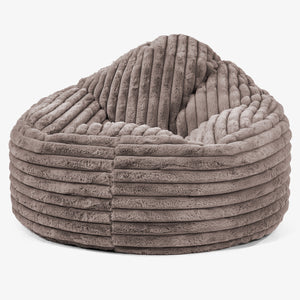 Archi Sitzsack - Ultra Plüsch Cord Nerzfarben