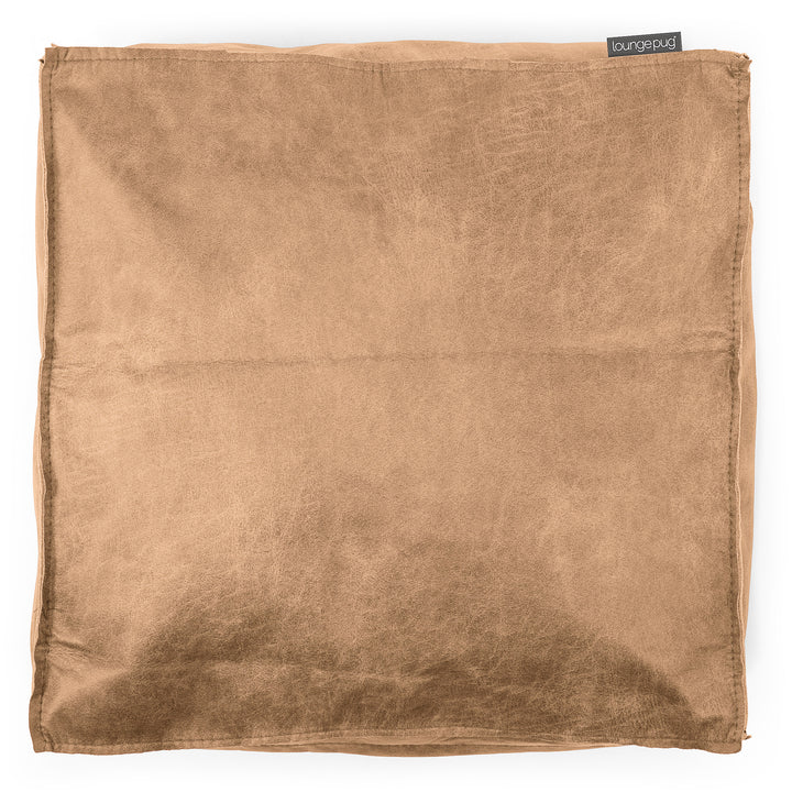 Sitzkissen - Vintage Leder Goldbraun 02