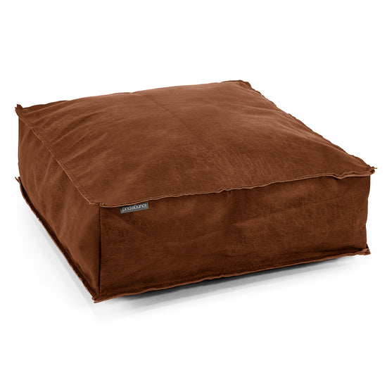 Sitzkissen - Vintage Leder Karamell 01