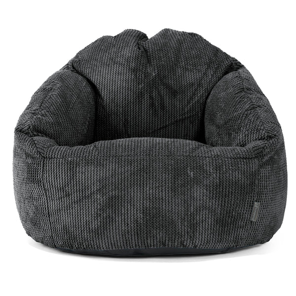 Bubble Sitzsack Sessel - Pom-Pom Schwarz 01