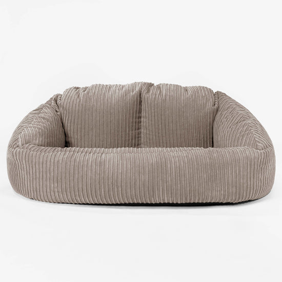 Bubble Sitzsack Sofa - Cord Beigegrau 01