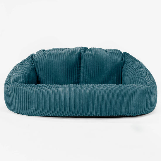 Bubble Sitzsack Sofa - Cord Blaugrün 01