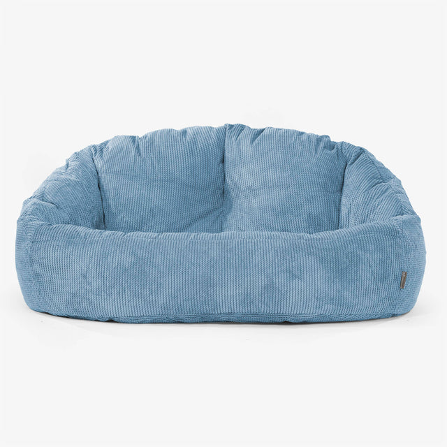 Bubble Sitzsack Sofa - Pom-Pom Himmelblau 01