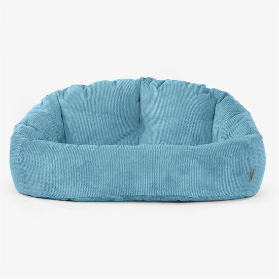 Bubble Sitzsack Sofa - Pom-Pom Türkis 01