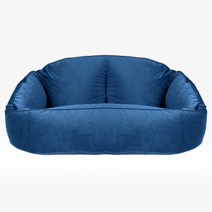 Bubble Sitzsack Sofa - Samt Marineblau