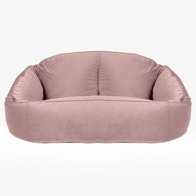 Bubble Sitzsack Sofa - Samt Pink 01