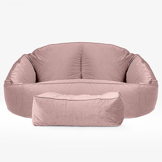 Bubble Sitzsack Sofa - Samt Pink 02