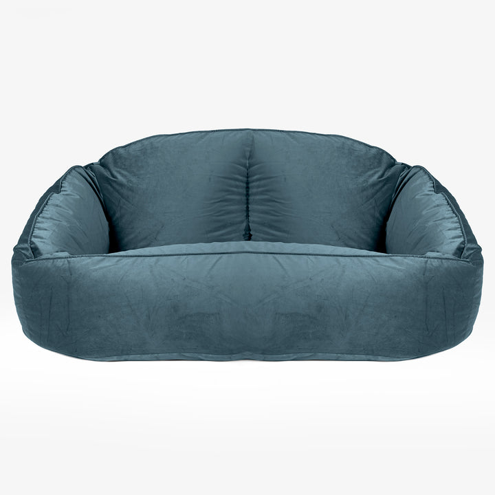 Bubble Sitzsack Sofa - Samt Türkis 01