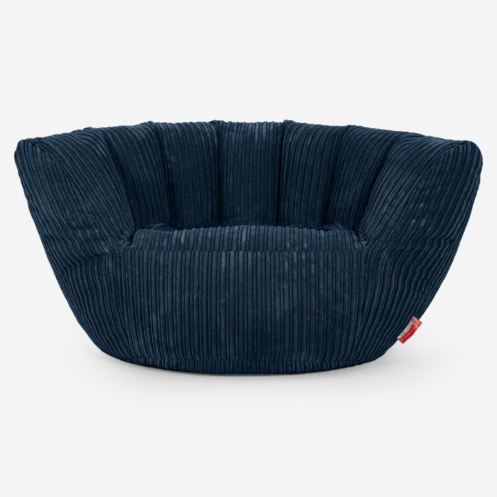 Charles Vintish Sitzsack - Cord Marineblau 02