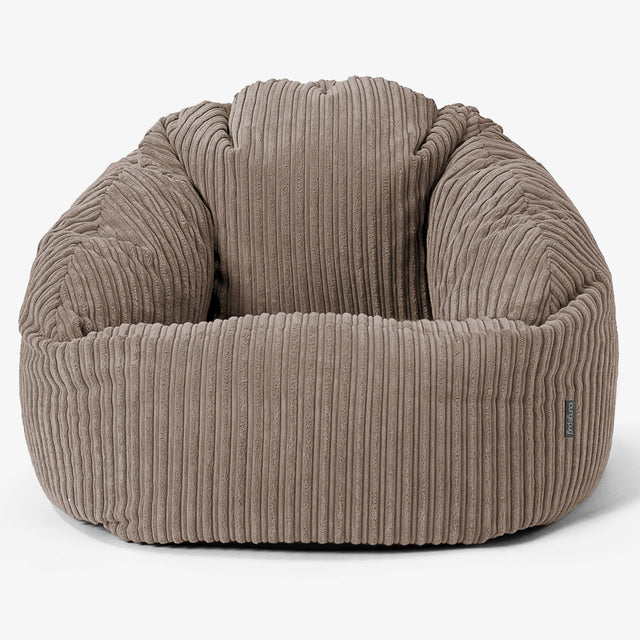 Bubble Sitzsack Sessel - Cord Beigegrau 01