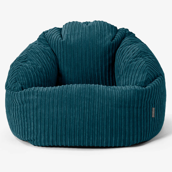 Bubble Sitzsack Sessel - Cord Blaugrün 01