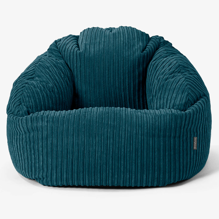 Bubble Sitzsack Sessel - Cord Blaugrün 01