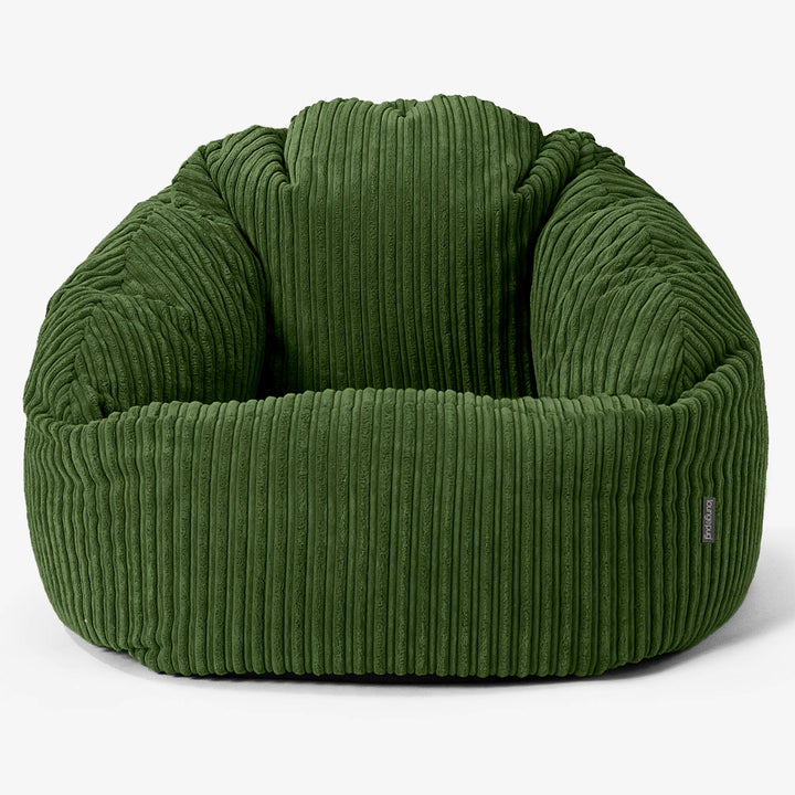 Bubble Sitzsack Sessel - Cord Nadelwaldgrün 01