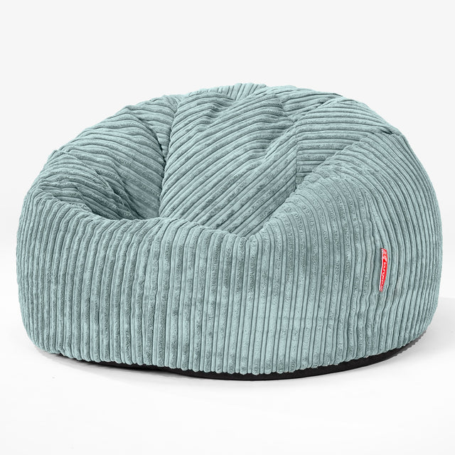 Klassischer Sitzsack Sessel - Cord Mintgrün 01
