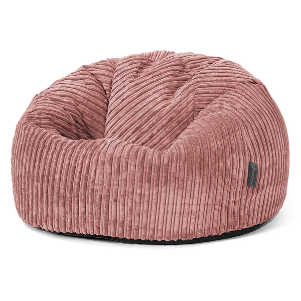 Klassischer Sitzsack Sessel - Cord Pfirsich 01