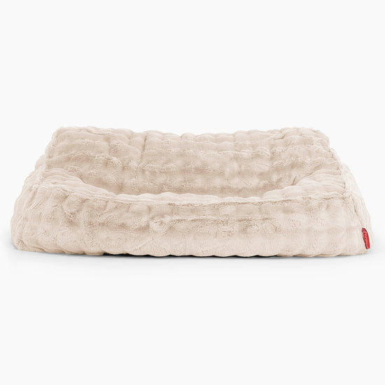 Das Slouchy Sitzsack Sofa - Bubble Pelz Creme 02