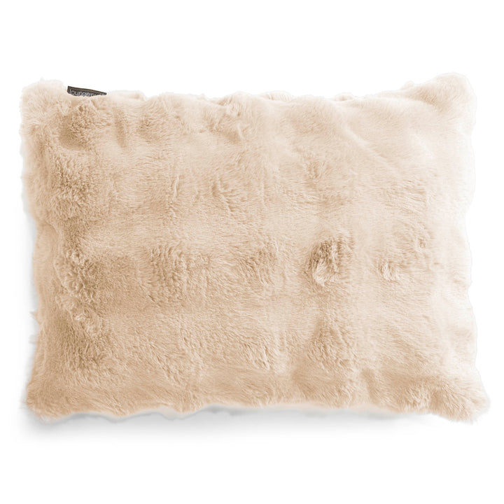 Lounge Pug Dekokissen / Sofa Kissenbezug 35 x 50cm Bubble Pelz Creme– Big Bertha Original DE