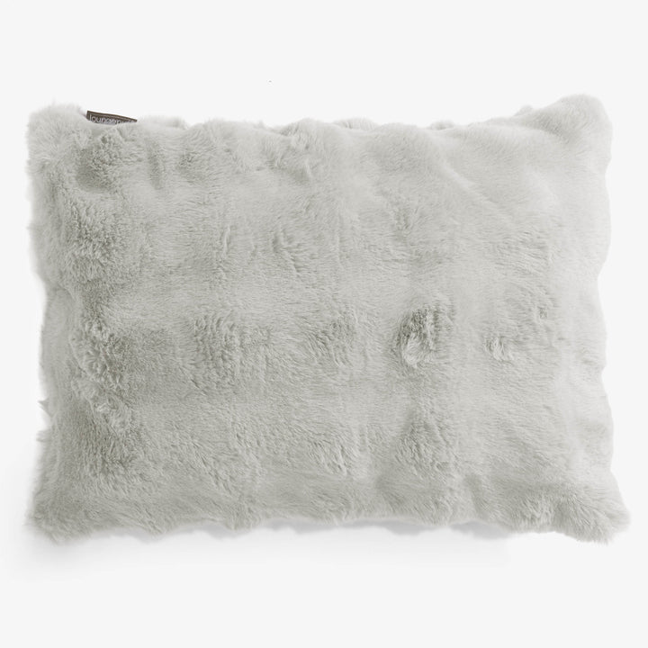 Dekokissen / Sofa Kissenbezug 35 x 50cm - Bubble Pelz Salbeigrün 01