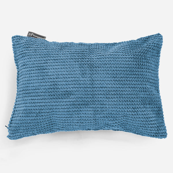 Dekokissen / Sofa Kissenbezug 35 x 50cm - Pom-Pom Himmelblau 01