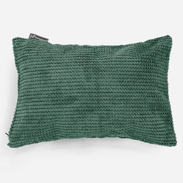 Dekokissen / Sofa Kissenbezug 35 x 50cm - Pom-Pom Moosgrün 01