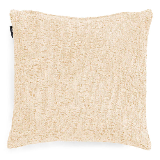 Dekokissen / Sofa Kissenbezug 47 x 47cm - Luxuriöser Chenille Elfenbein 01
